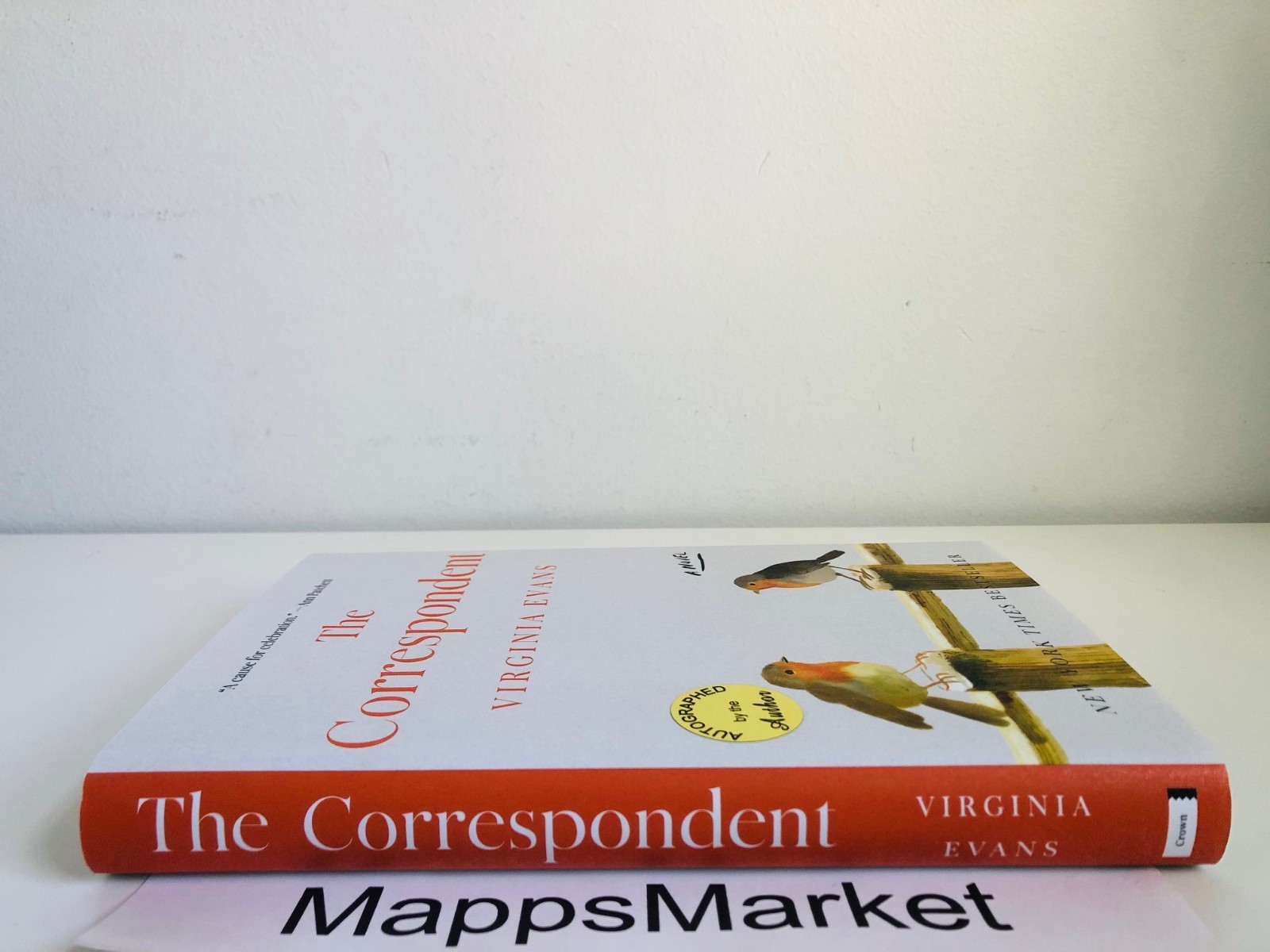 SIGNED The Correspondent: A Novel by Virginia Evans (2025, Hardcover)