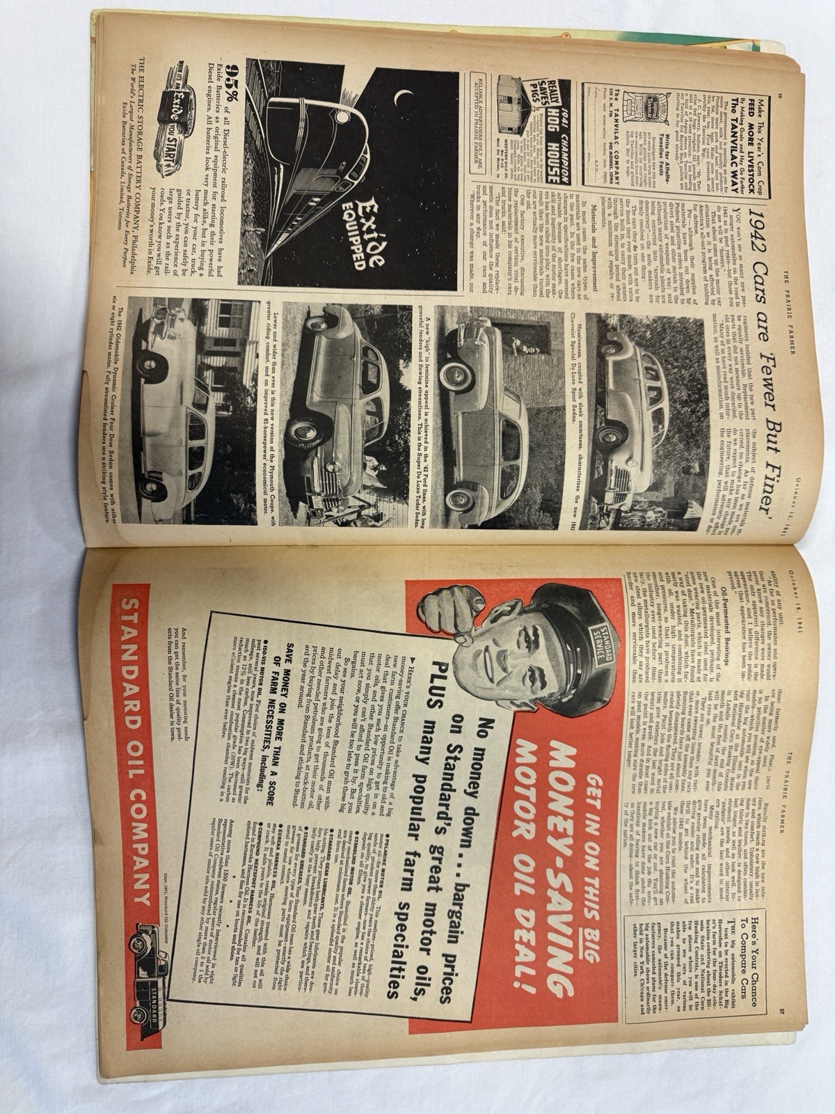 The Prairie Farmer October 18th 1941 Centennial Corn Number