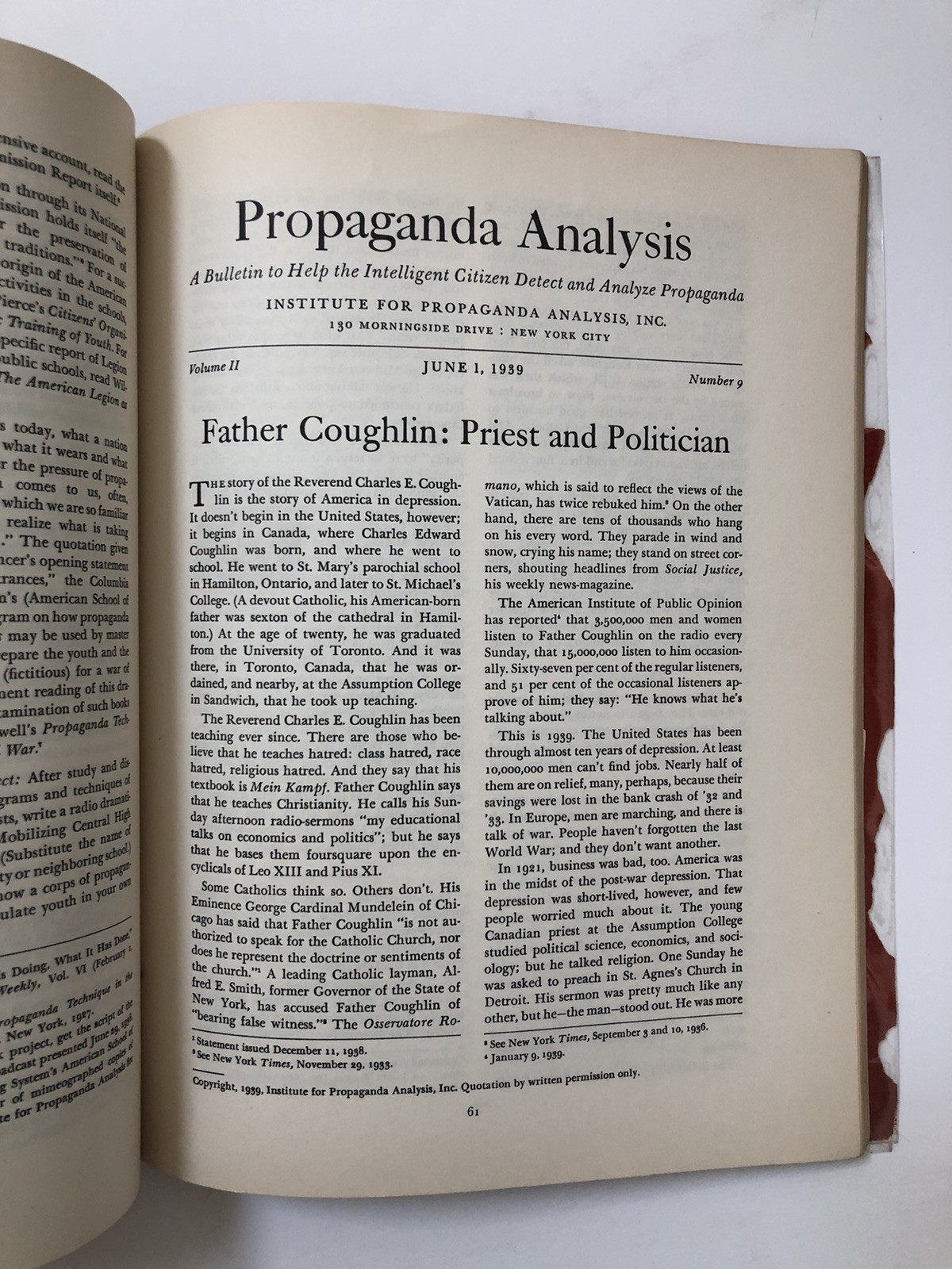 Propaganda Analysis to Help the Intelligent Citizen Detect and Analyze Propagand