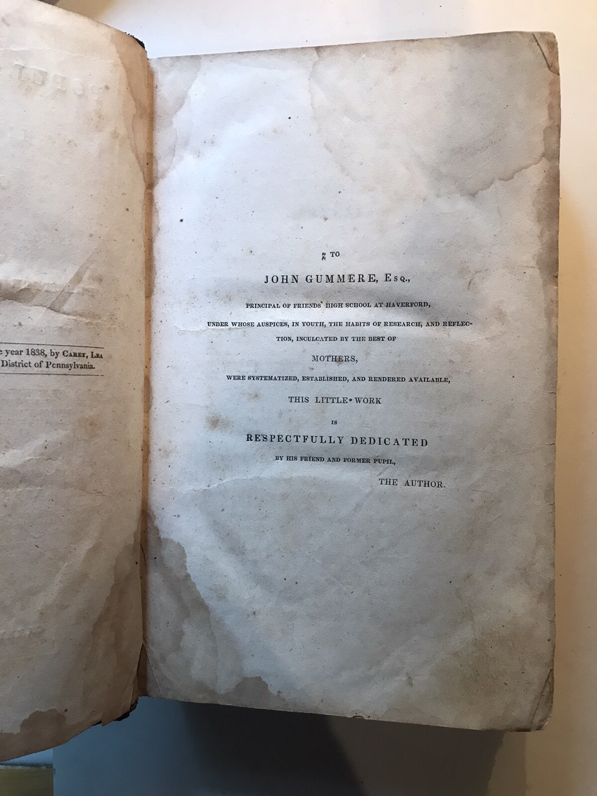 Popular Medicine Or Family Adviser, Reynell Coates, Leather, 1838, 1st Ed, RARE
