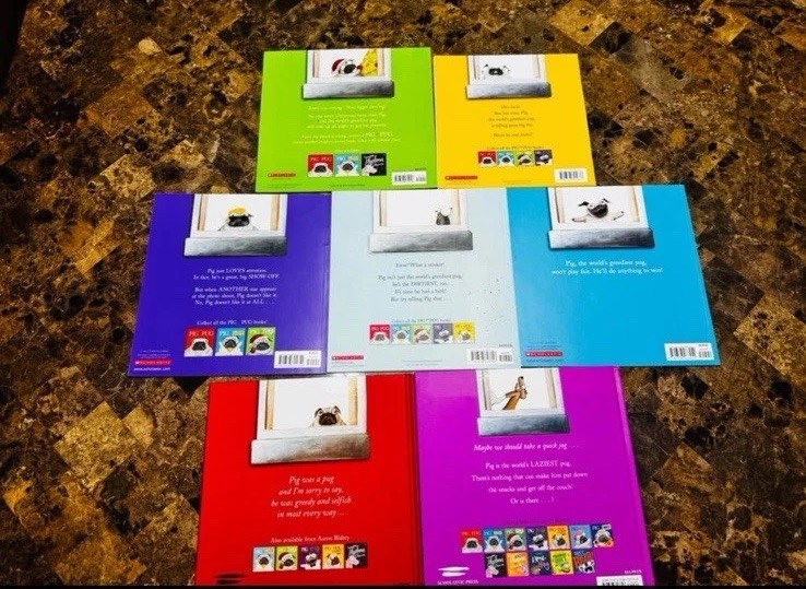 PIG THE PUG – 7 AARON BLABEY CHILDREN’S PICTURE BOOKS – LOT