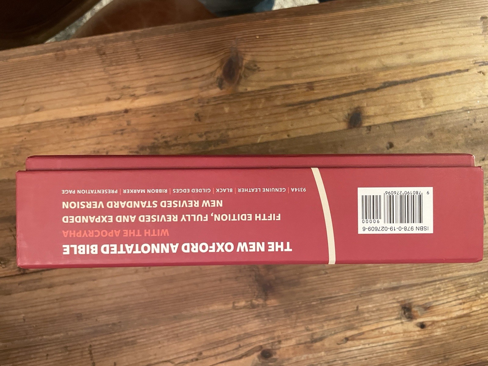 New Oxford Annotated Bible NRSV – 5th Edition- Leather Bound – Out of Print