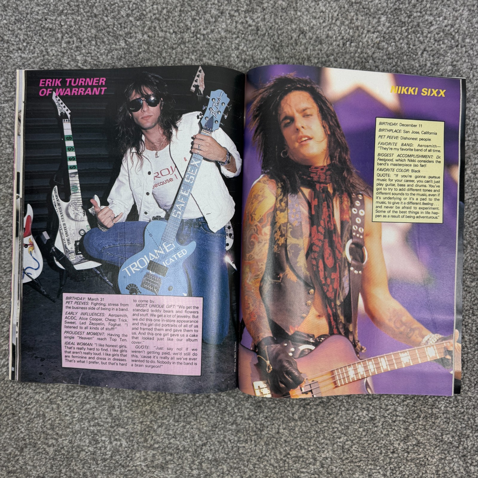 Creem Rock-Shots Magazines January & April 1990 NKOTB Milli Vanilli & Warrant