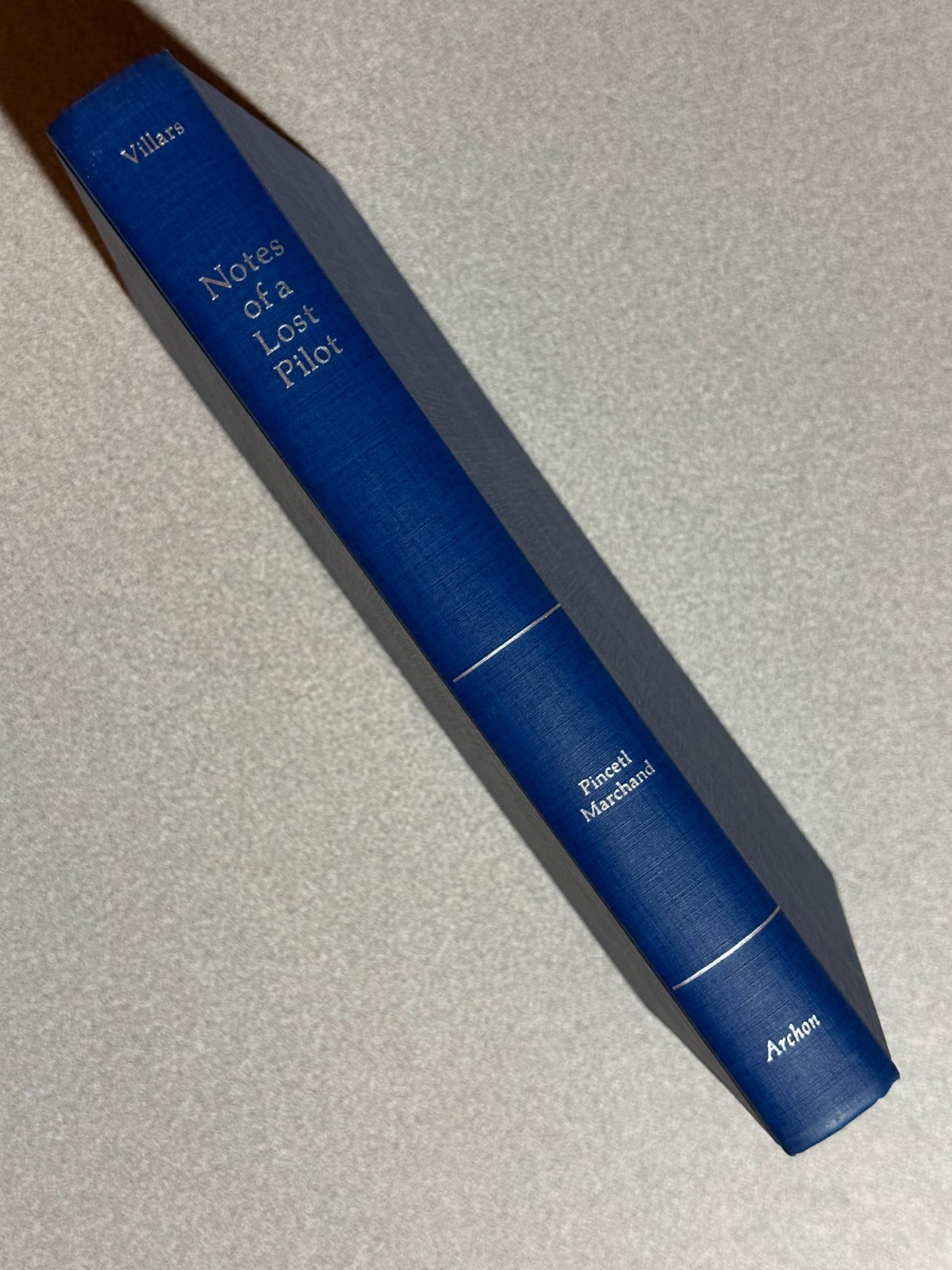 NOTES OF A LOST PILOT by Jean Beraud Villars – HB 1975 FIRST – WW I