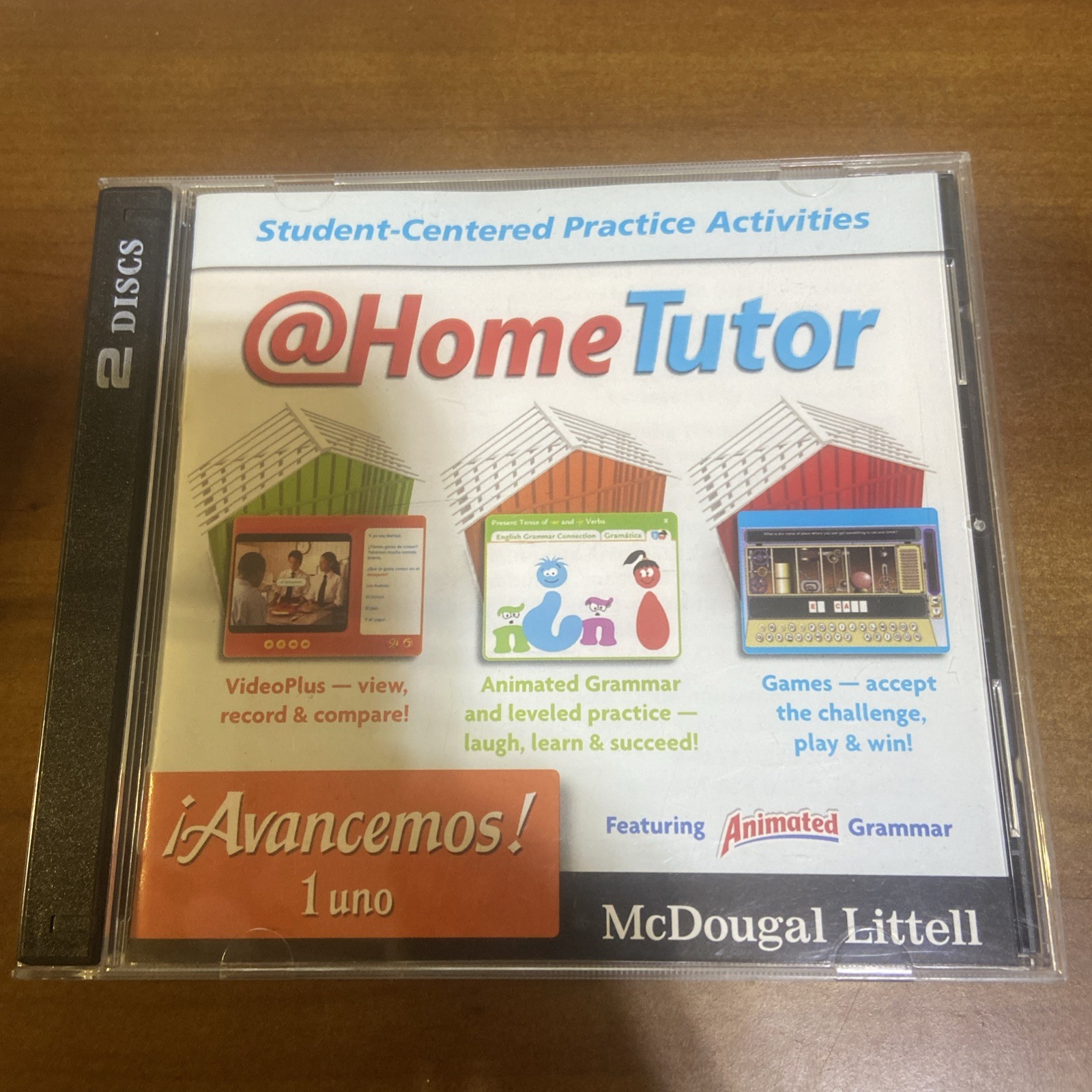 Avancemos! : 1 uno At Home Tutor CD-ROM (2006, CD Extra, Audio), E3