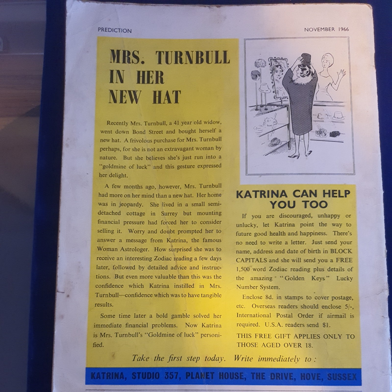 ‘Prediction’ Magazine Publication, November 1966 Volume 32 Number 11, 58 Pages