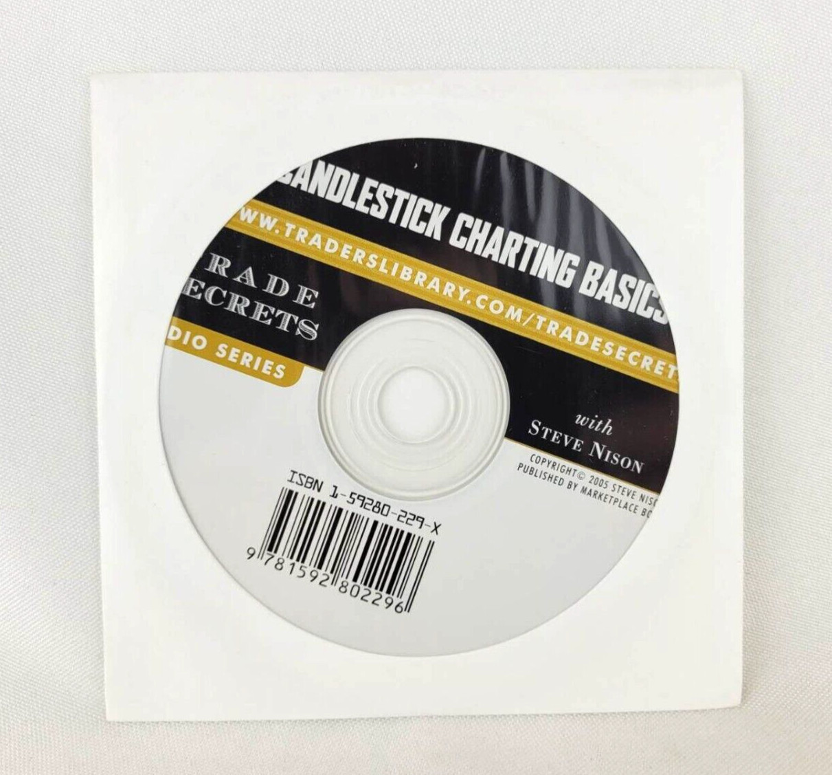 *Audio CD Seminar* CANDLESTICK CHARTING BASICS by Steve Nison *Brand New*