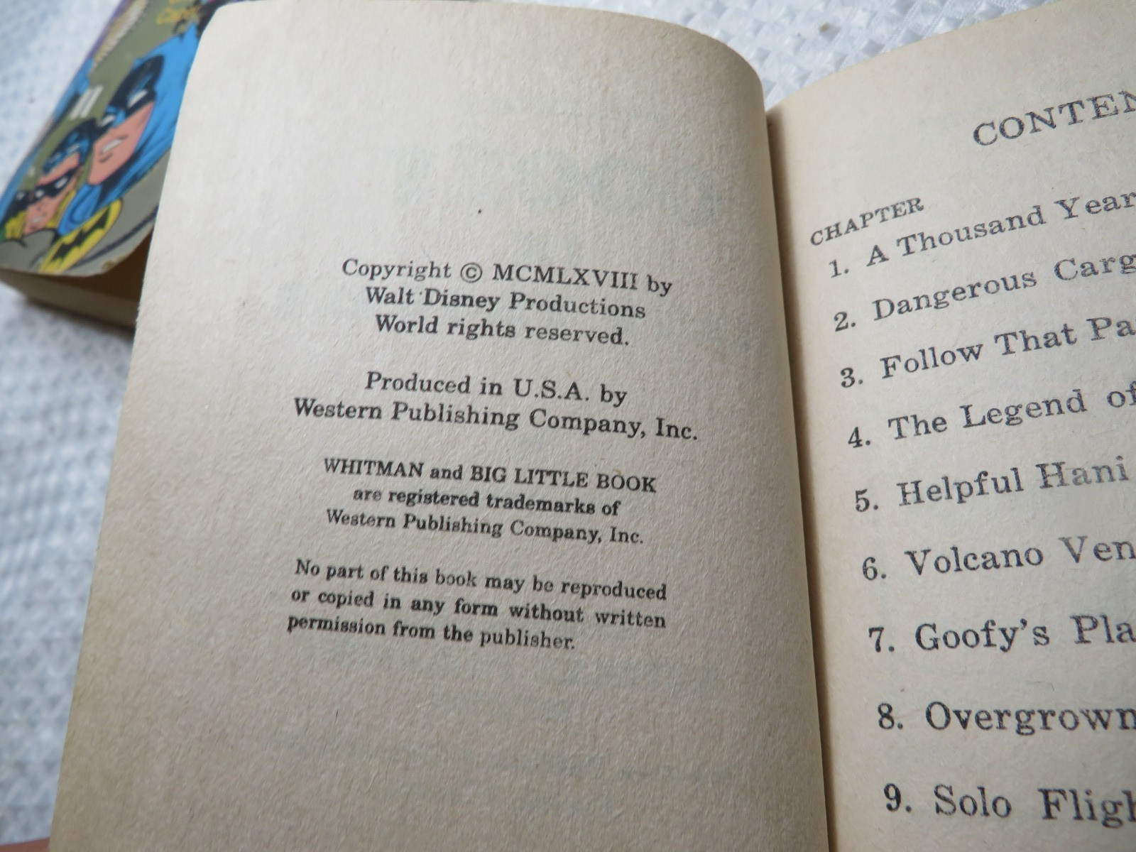 Vintage Lot of 8 Whitman Big Little Books 1967-1975 EXCELLENT Condition