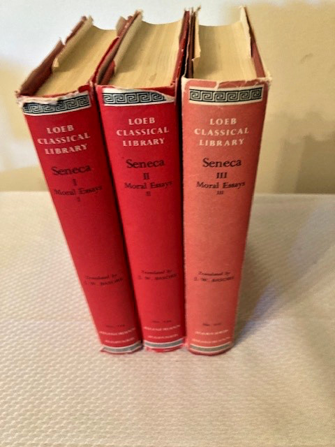 Seneca: Moral Essays Vols. 1-3, Loeb Classical Library, free shipping