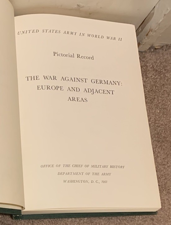 U.S. ARMY IN WORLD WAR II BOOK LOT MILITARY WAR BOOKS INCLUDING MAPS