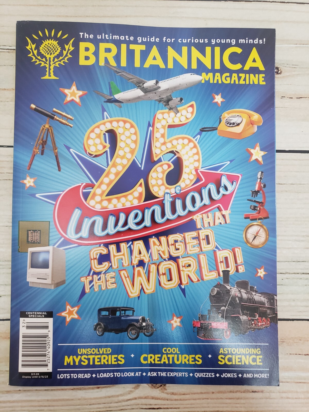 Britannica May 2023 Magazine 25 Inventions that Changed the World Cool Creatures