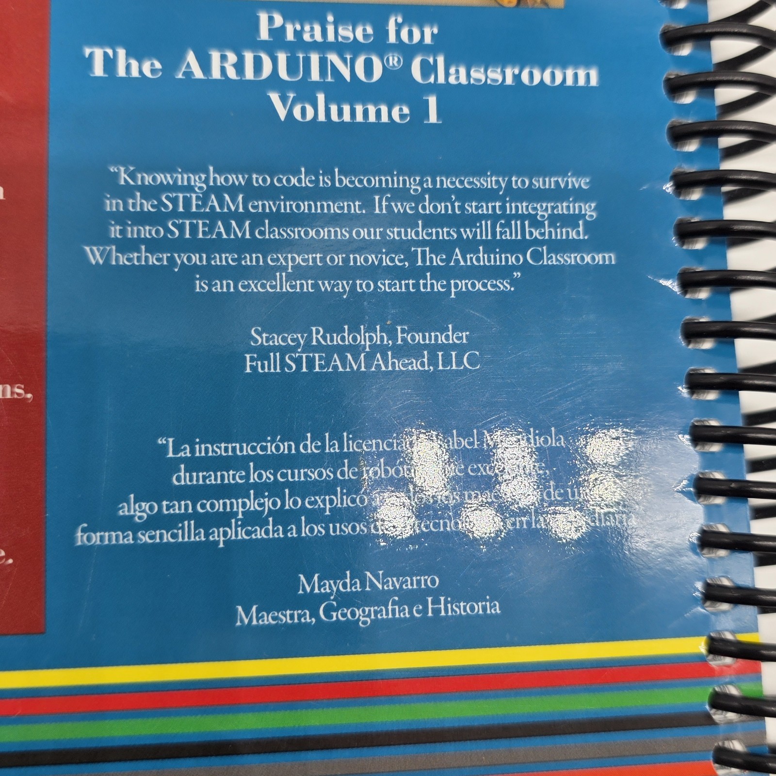 The Arduino Classroom STEAM Edition Vol 1 Spiral Bound – Rare STEAM STEM 📕