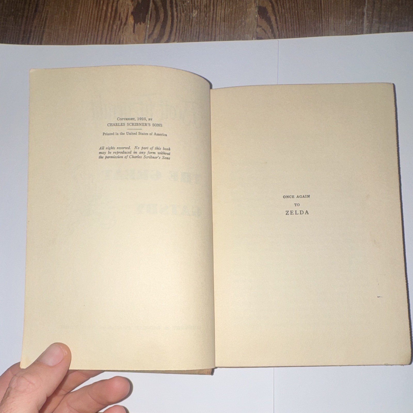 F. Scott Fitzgerald The Great Gatsby Hardcover 1925 Inscribed Grosset & Dunlap
