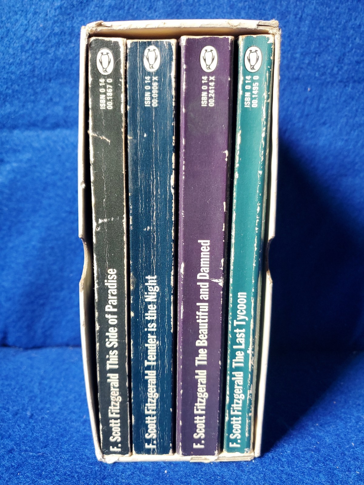 F. Scott Fitzgerald 4 Book Box Set Penguin Classics This Side Tender Last Tycoon
