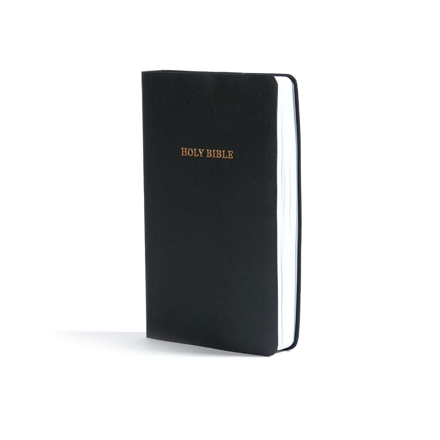 KJV Bible Black Imitation Leather, KJV Holy Bible, Red Letter Easy-To-Read Bible