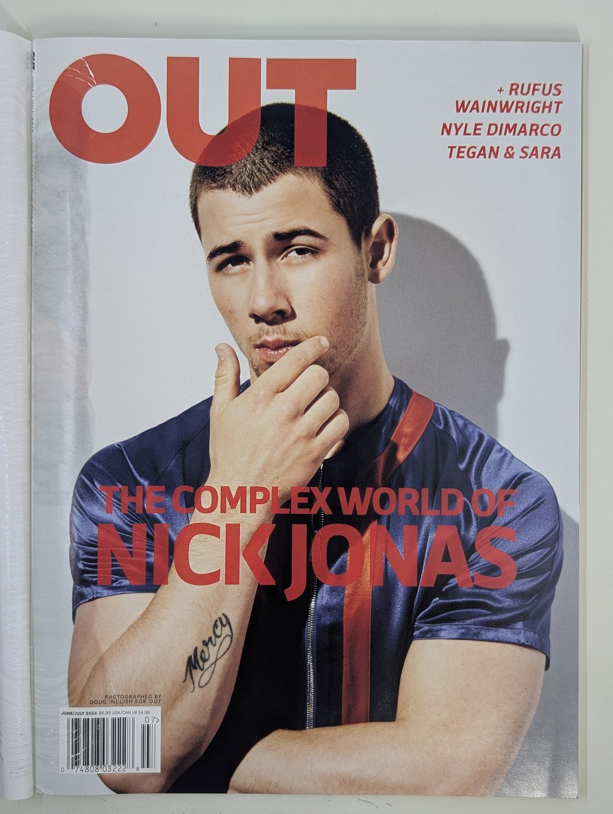 OUT Magazine June/July 2016 Nick Jonas Cover Rufus Wainwright Nyle DiMarco