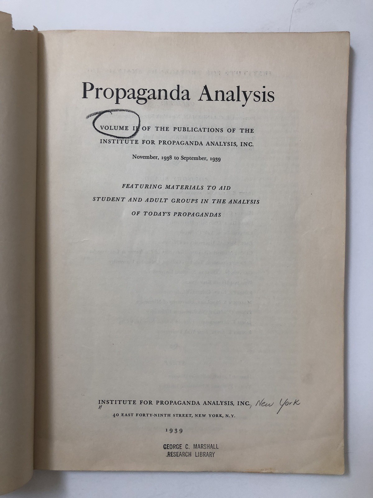 Propaganda Analysis to Help the Intelligent Citizen Detect and Analyze Propagand