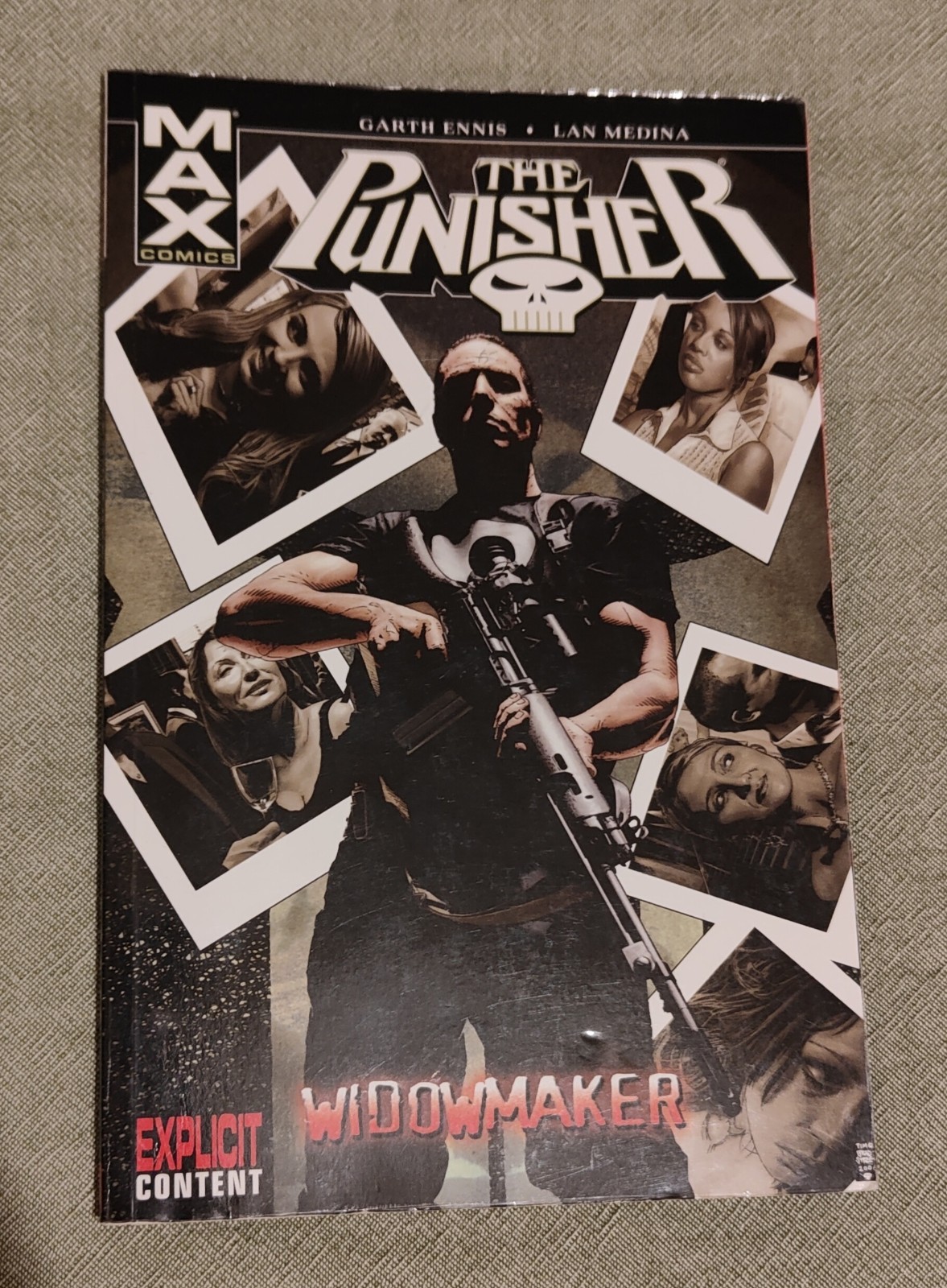 Punisher Max – Volume 8: Widowmaker by Garth Ennis TPB – Rare!! UK Seller