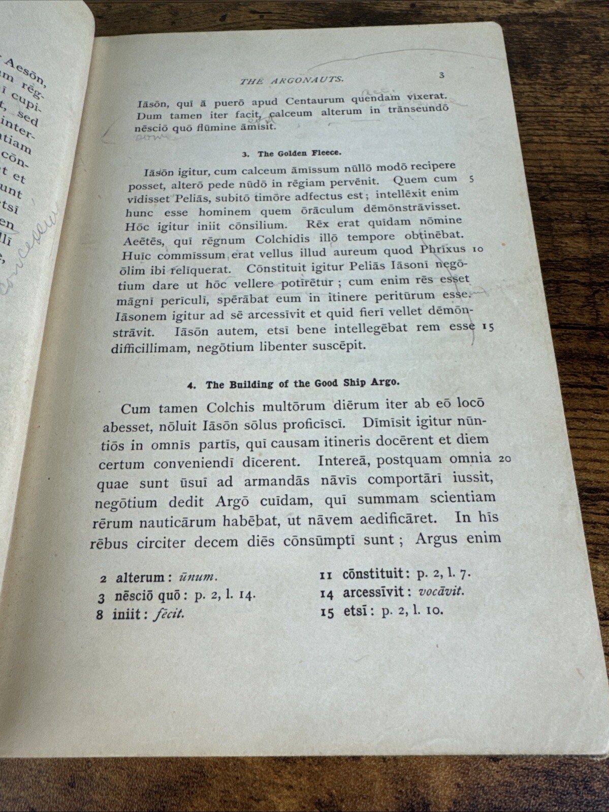 ANTIQUE LATIN STUDY BOOK: VIA LATINA; AN EASY LATIN READER BY WILLIAM C. COLLAR