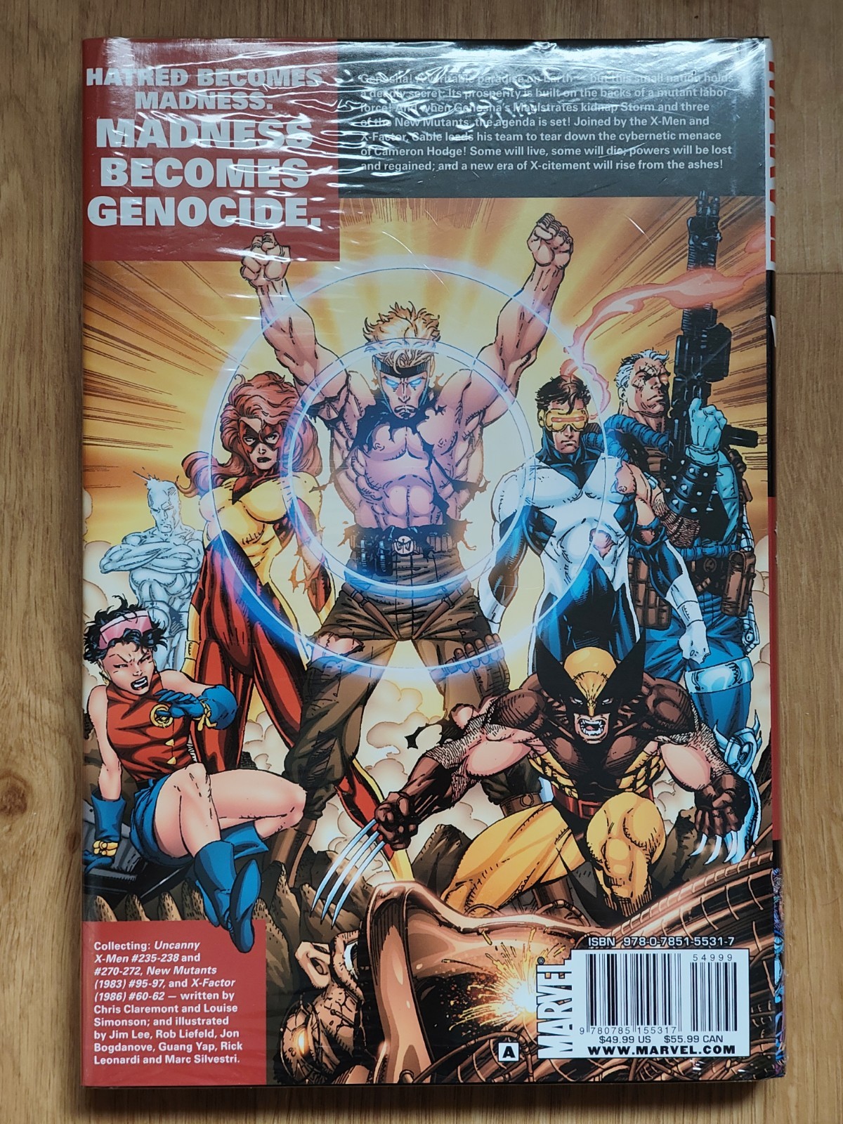 Marvel Comics X-Men X-Tinction Agenda Hardcover OHC Extinction Omnibus Jim Lee