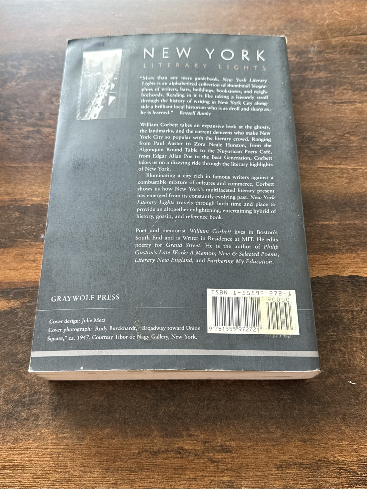 New York Literary Lights : William Corbett by William Corbett (1998, PB) BX3