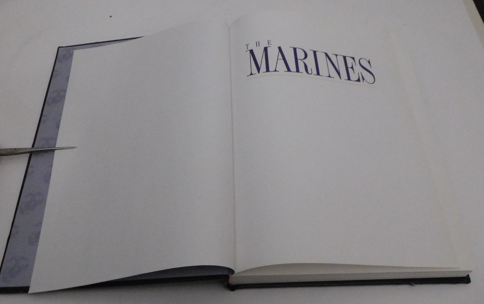 The Marines Hardcover Coffee Table Book USMC History 359 Pages Oversized