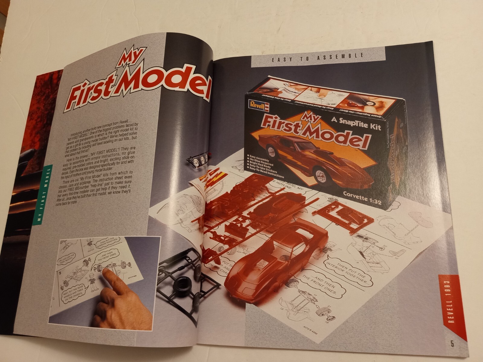 Revell 1993 Model Kits Catalog SPORTS CARS, AIRCRAFT, TRUCKS, NASA SPACE PROGRAM