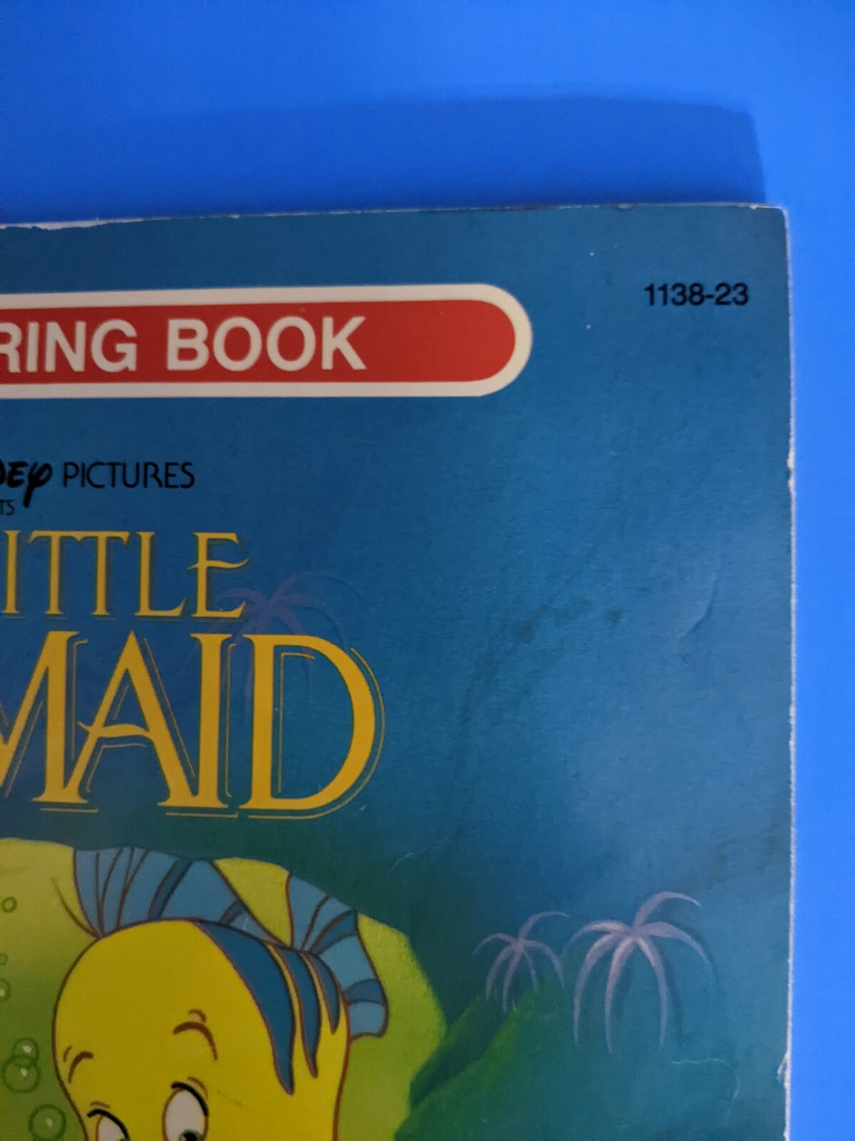 Disneys The Little Mermaid: A Big Coloring Book 1989 Paperback 1138-23
