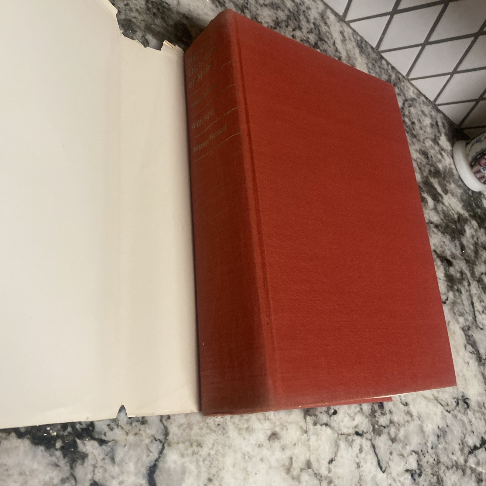 Harvard Dictionary Of Music, Second Edition 1944/ 1979 Hard Cover 2nd Edition