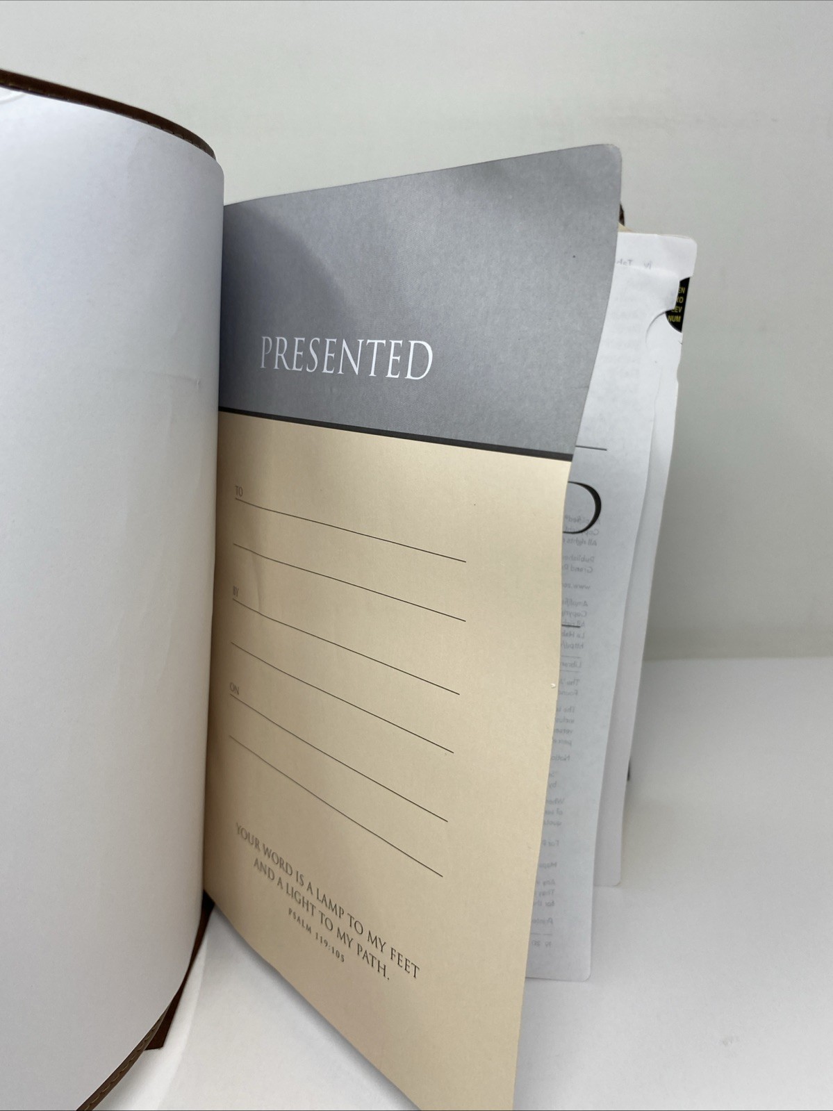Amplified Study Bible Leathersoft Brown Thumb Indexed 2017 Zondervan