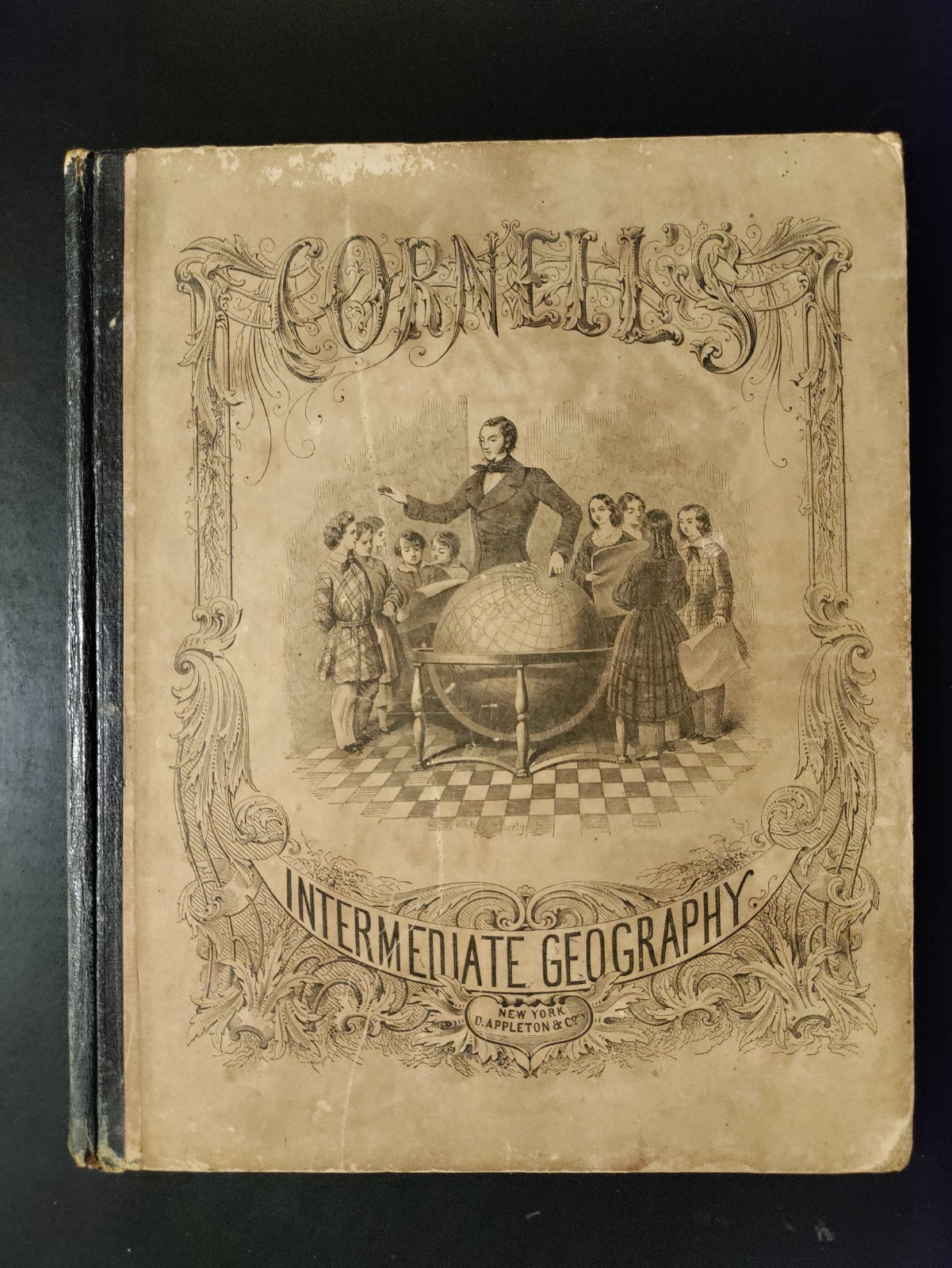 Cornell’s Intermediate Geography by S.S. Cornell 1855 HC