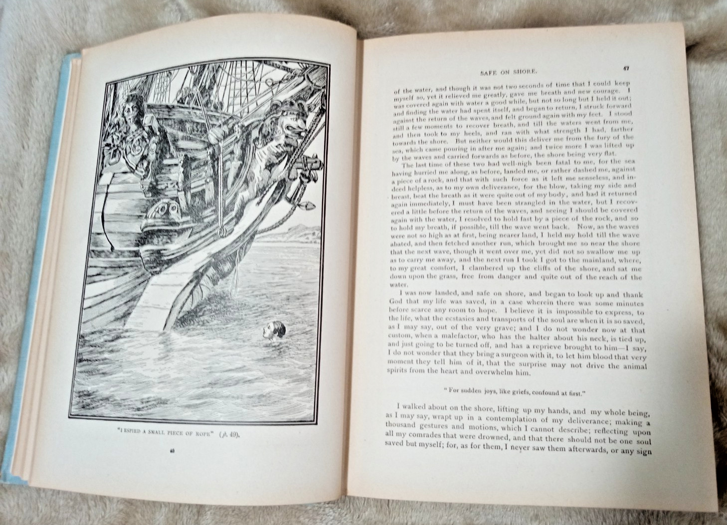 LIFE AND STRANGE ADVENTURES OF ROBINSON CRUSOE: Daniel Defoe HC 117 ILLS W.