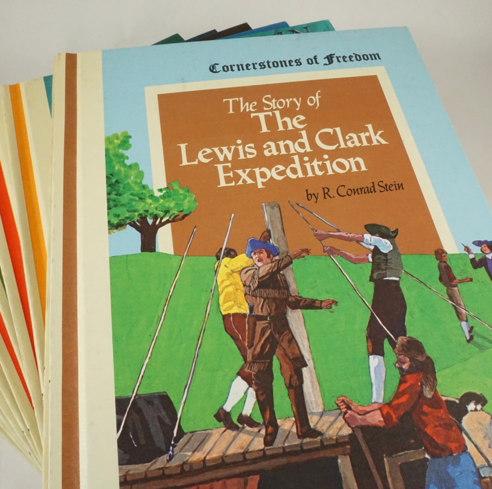 Cornerstones of Freedom Library Box Set of 32 Childrens Press Chicago ©1960s-70s