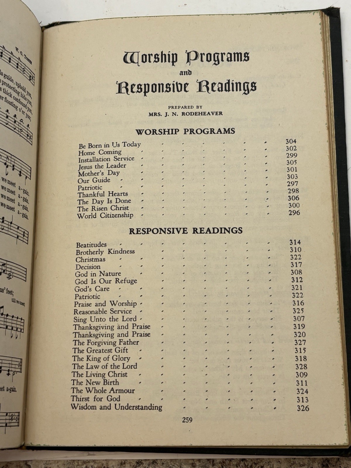 Triumphant Service Songs Copyright 1934 Rodeheaver 288 Pages Index Read More