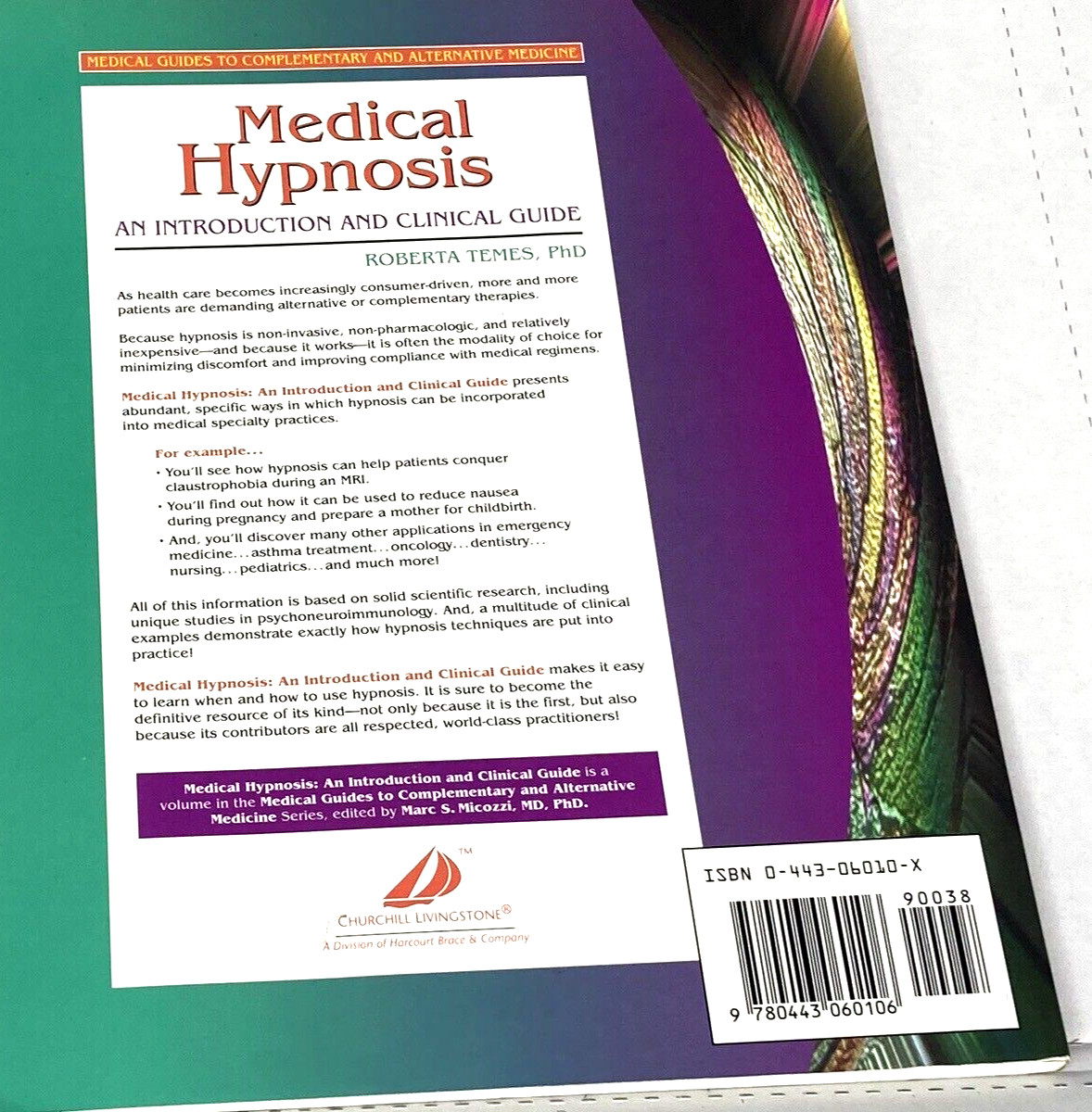 preowned, MEDICAL HYPNOSIS, Roberta Temes, 166 pages,very good condition
