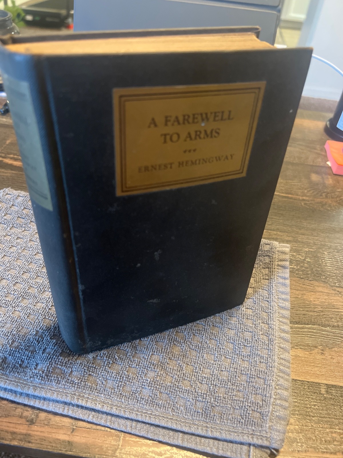 A FAREWELL TO ARMS – ERNEST HEMINGWAY – 1929 – First Edition Hard Cover