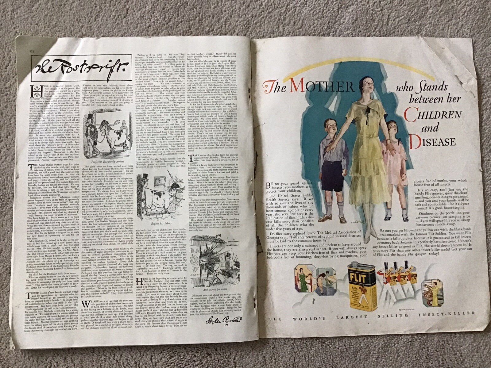Vintage Woman’s Home Companion June 1930 Magazine 10 7/8″ x 13 7/8″ 172 Pages