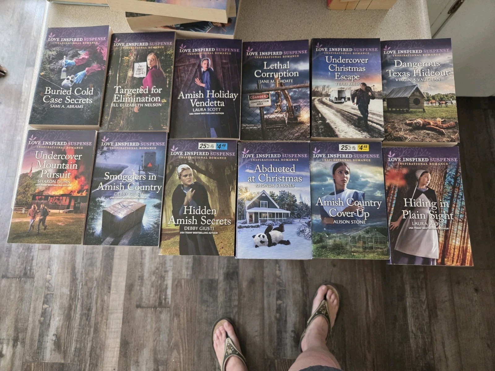 Love Inspired Suspense. Lot Of 12 Books. Paperback. Romance