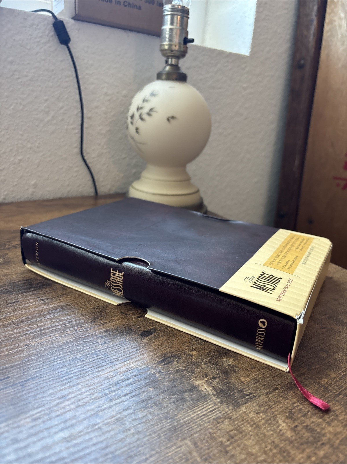 Message Bonded Leather Burgundy by Eugene H. Peterson (2008, Bonded Leather)