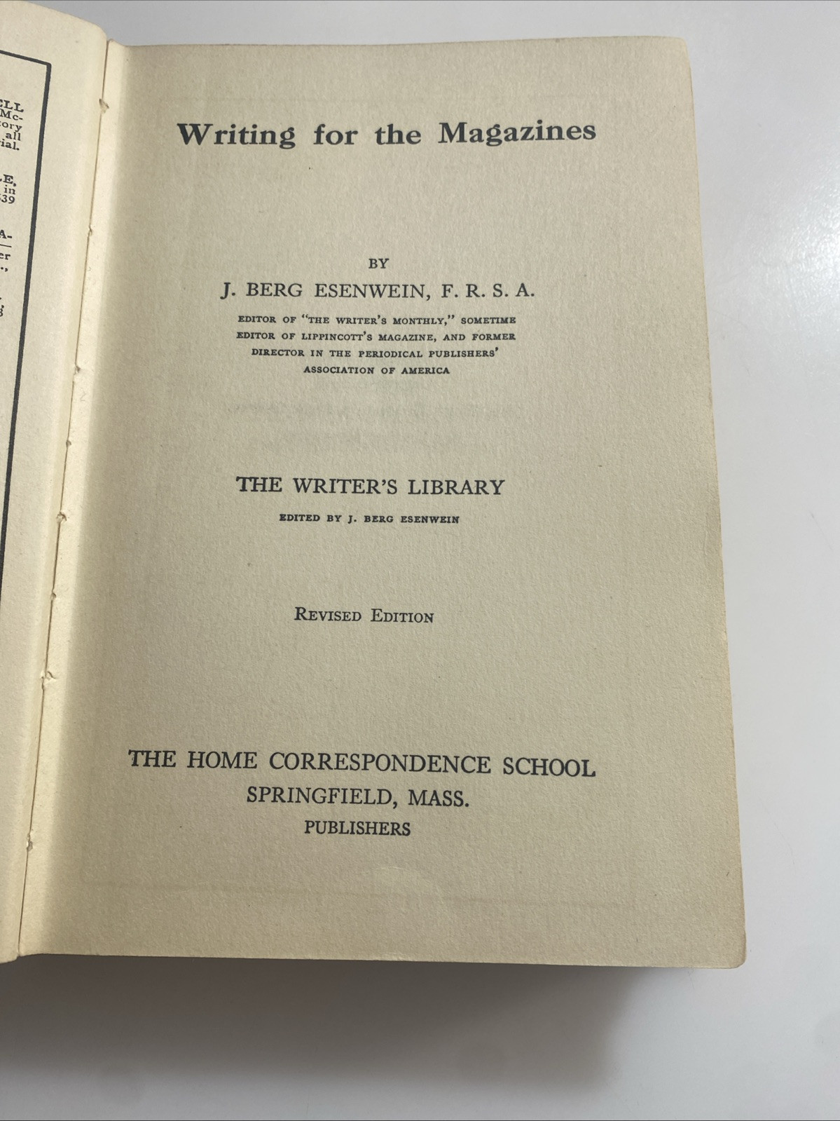 Rare 1918 Antique Book 📕 writing for the magazines abdu