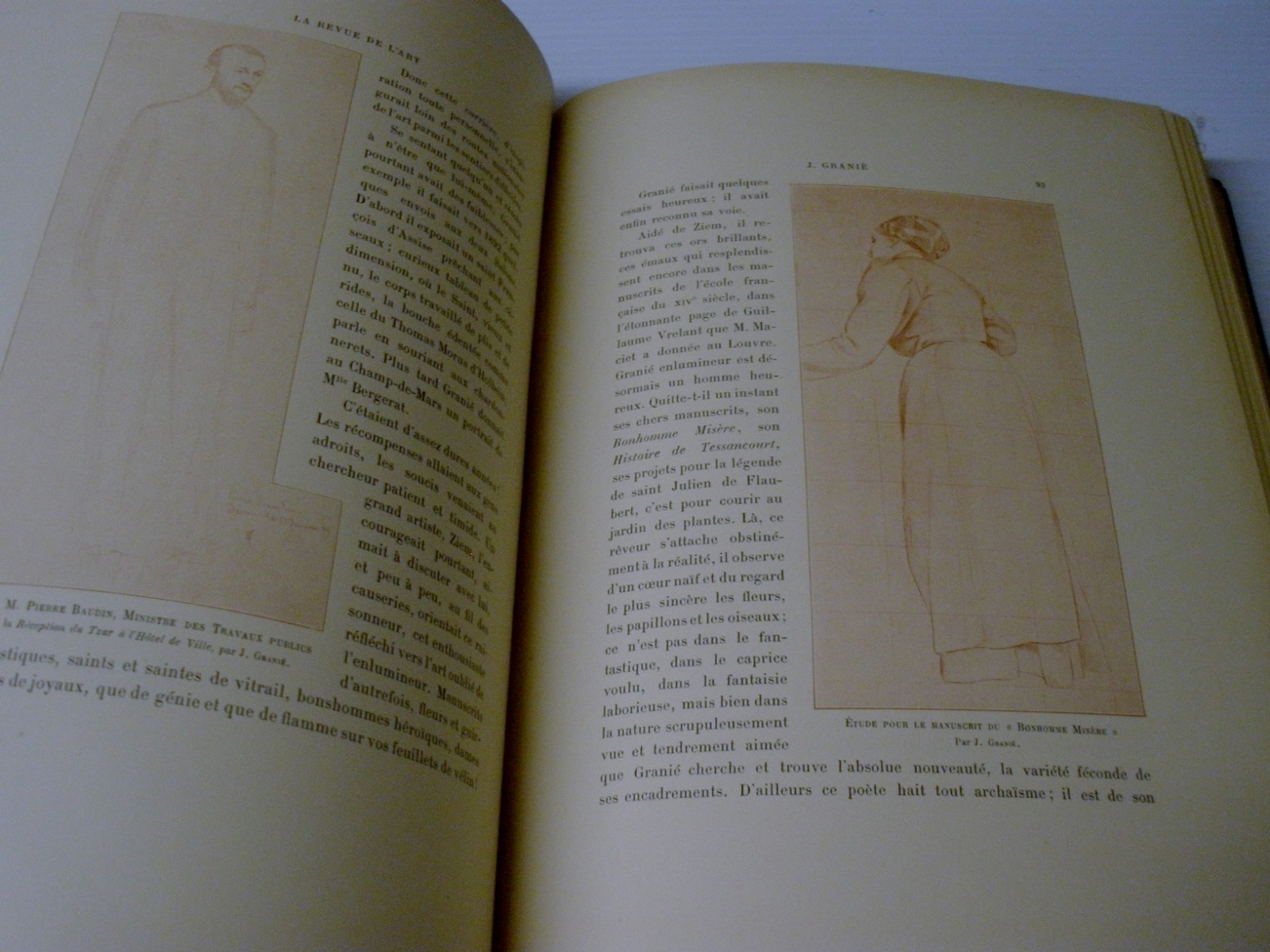 1899 LA REVUE DE L’ART ANCIEN ET MODERNE bound 512 pages Jules Comte