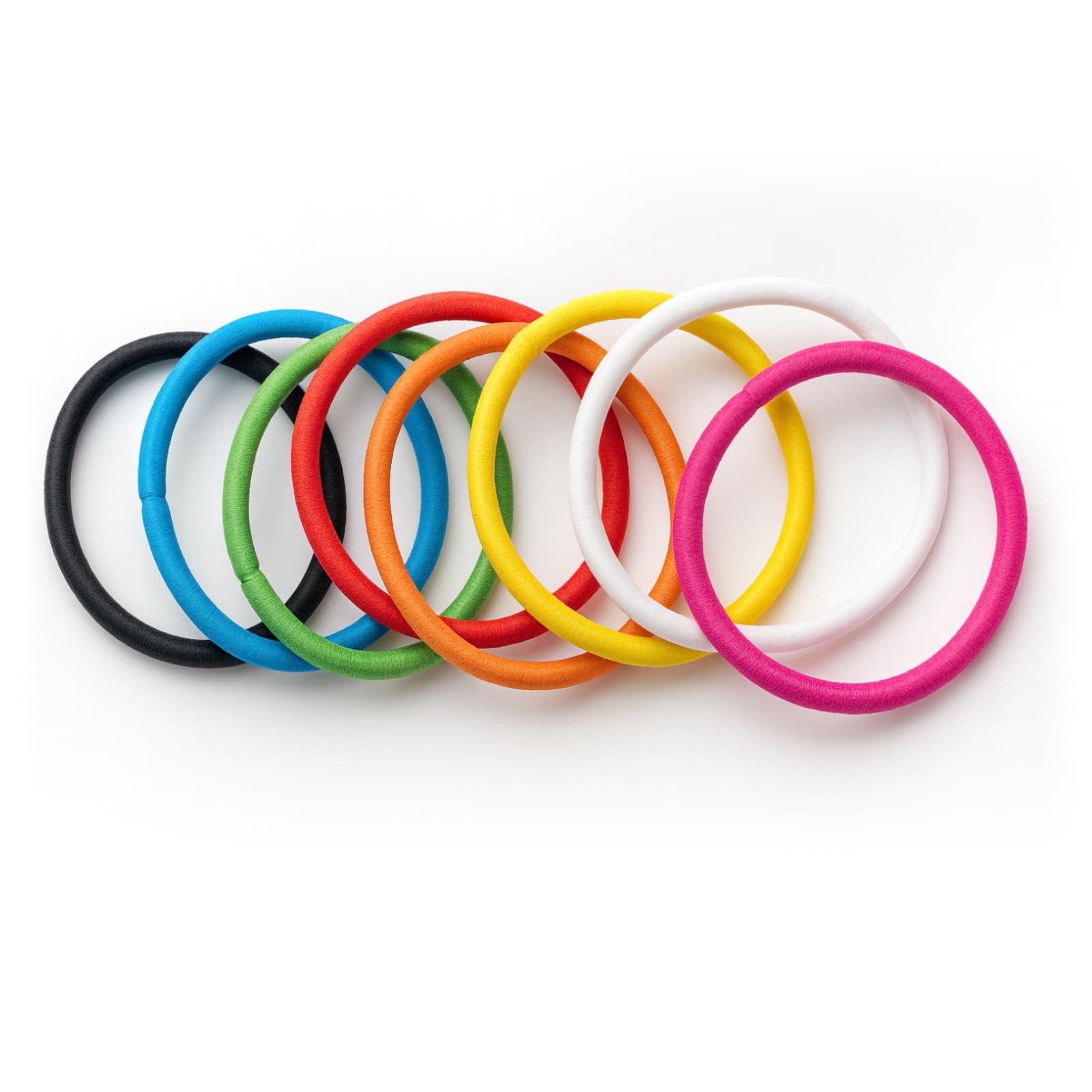 Ithyes 32Pcs hair ties for Women Thick Hair,4mm Elastic 1 Count (Pack of 32)