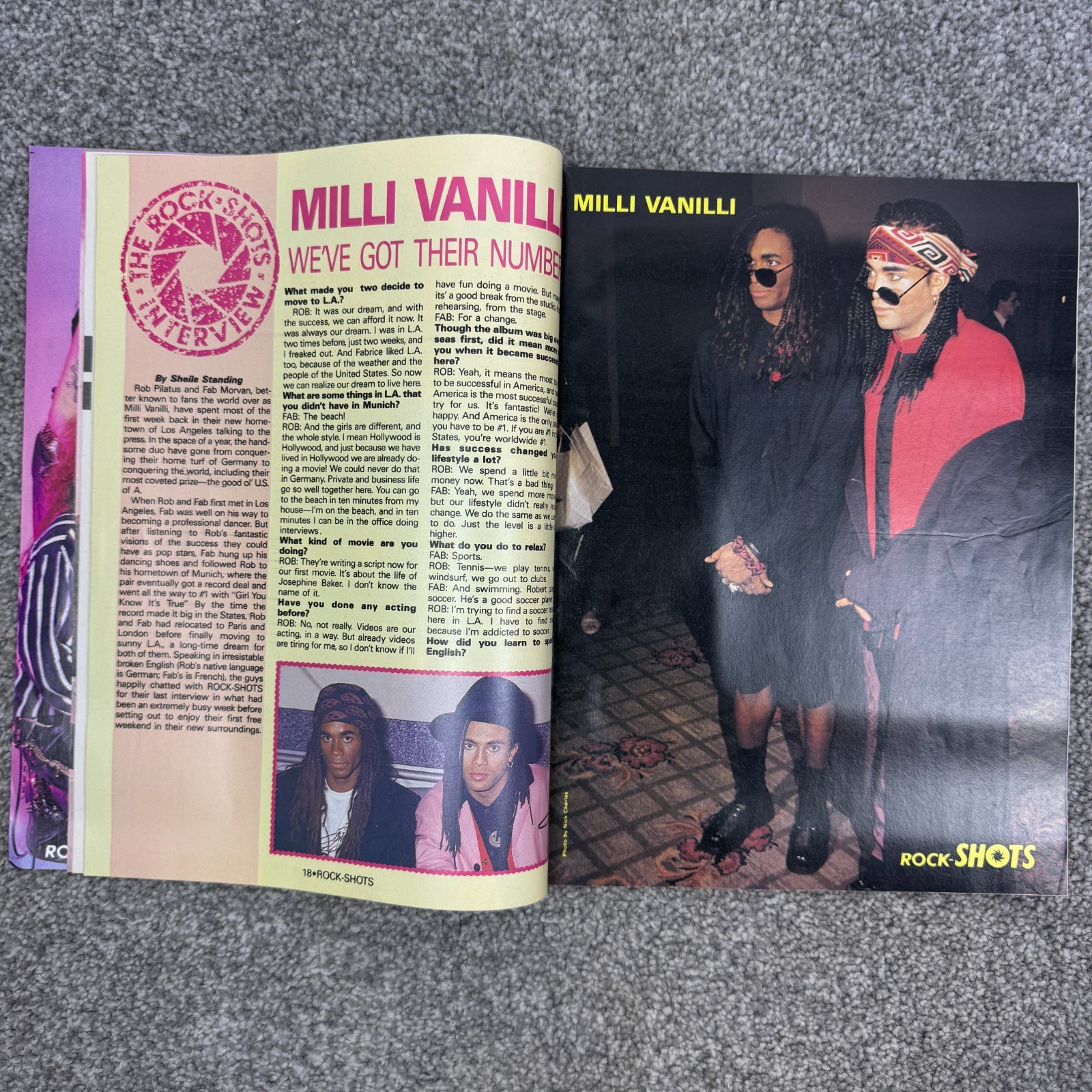 Creem Rock-Shots Magazines January 1990 NKOTB Milli Vanilli Warrant & Skid Row