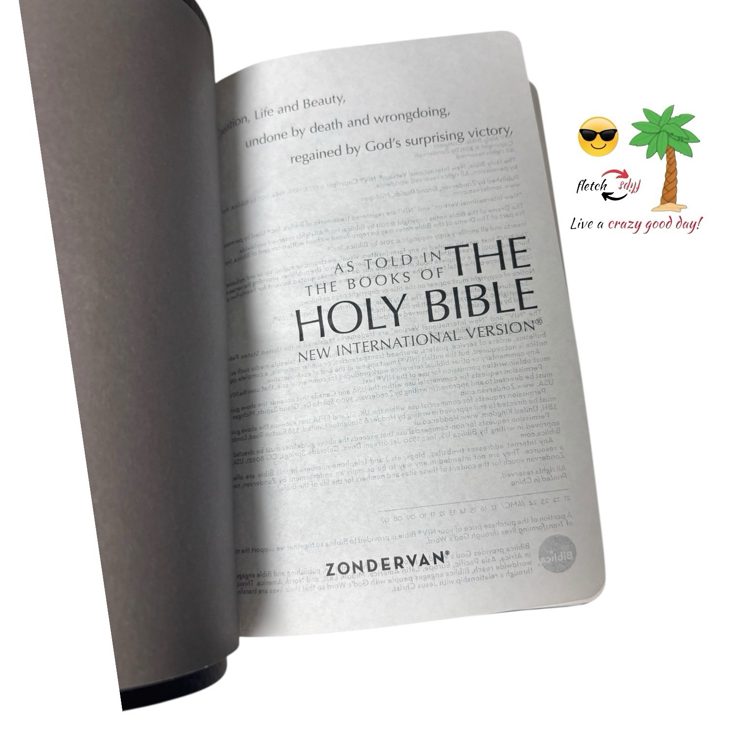 NOS NIV Compact Holy Bible Zondervan 2011 Brown LEATHERSOFT™ L👀K & Read