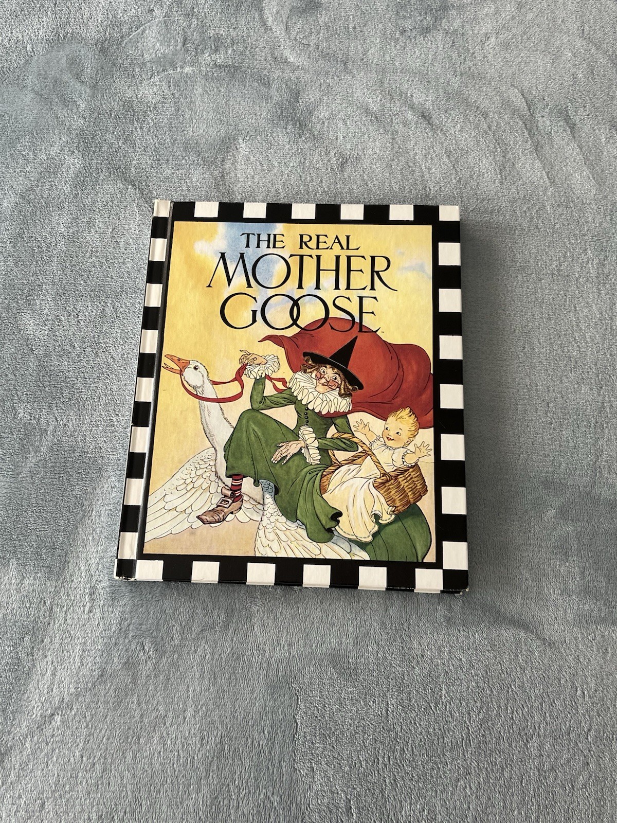 Vintage 1966 The Real Mother Goose Hardcover Nursery Rhymes Book