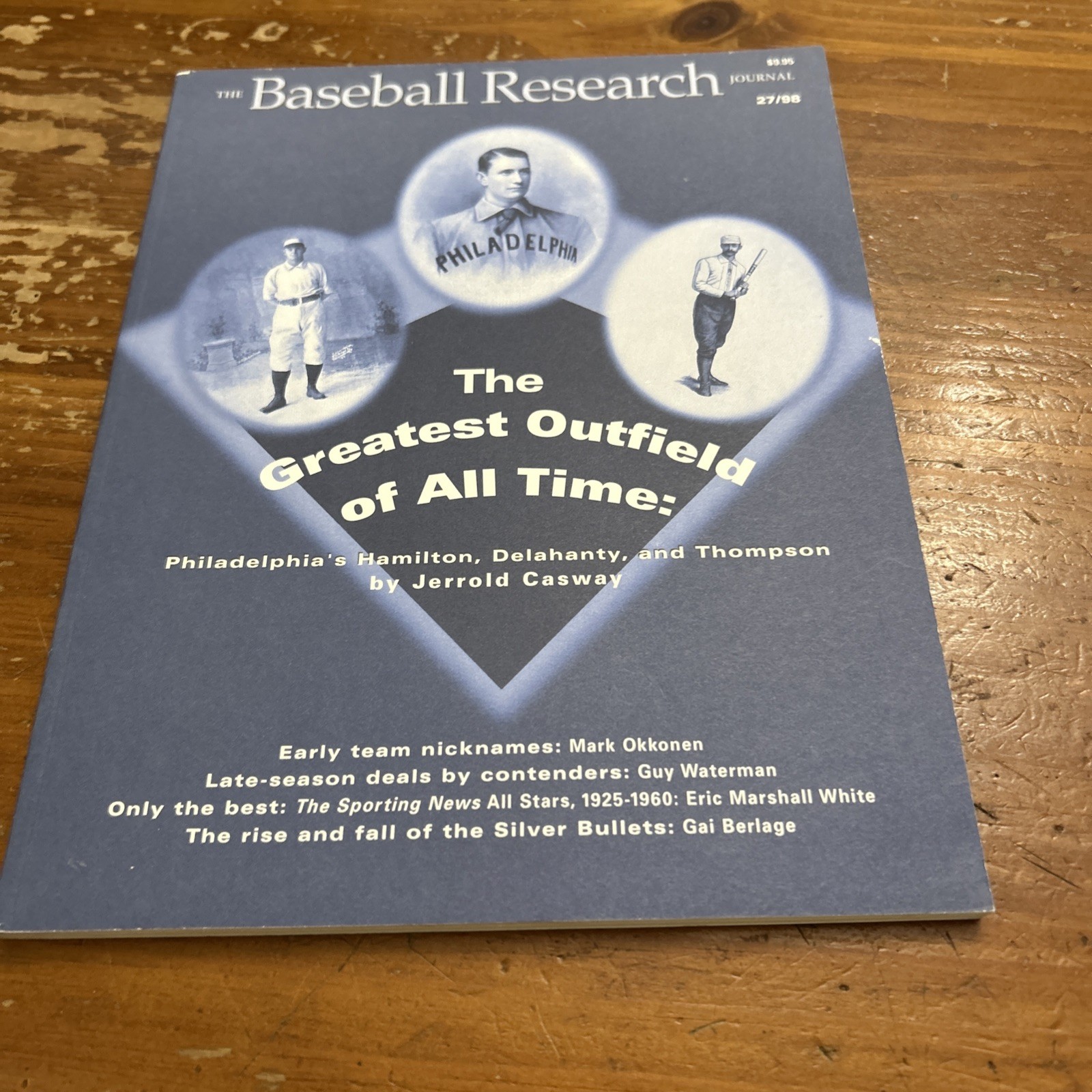 1998 SABR Society for American BASEBALL RESEARCH JOURNAL #27 (116 pages)