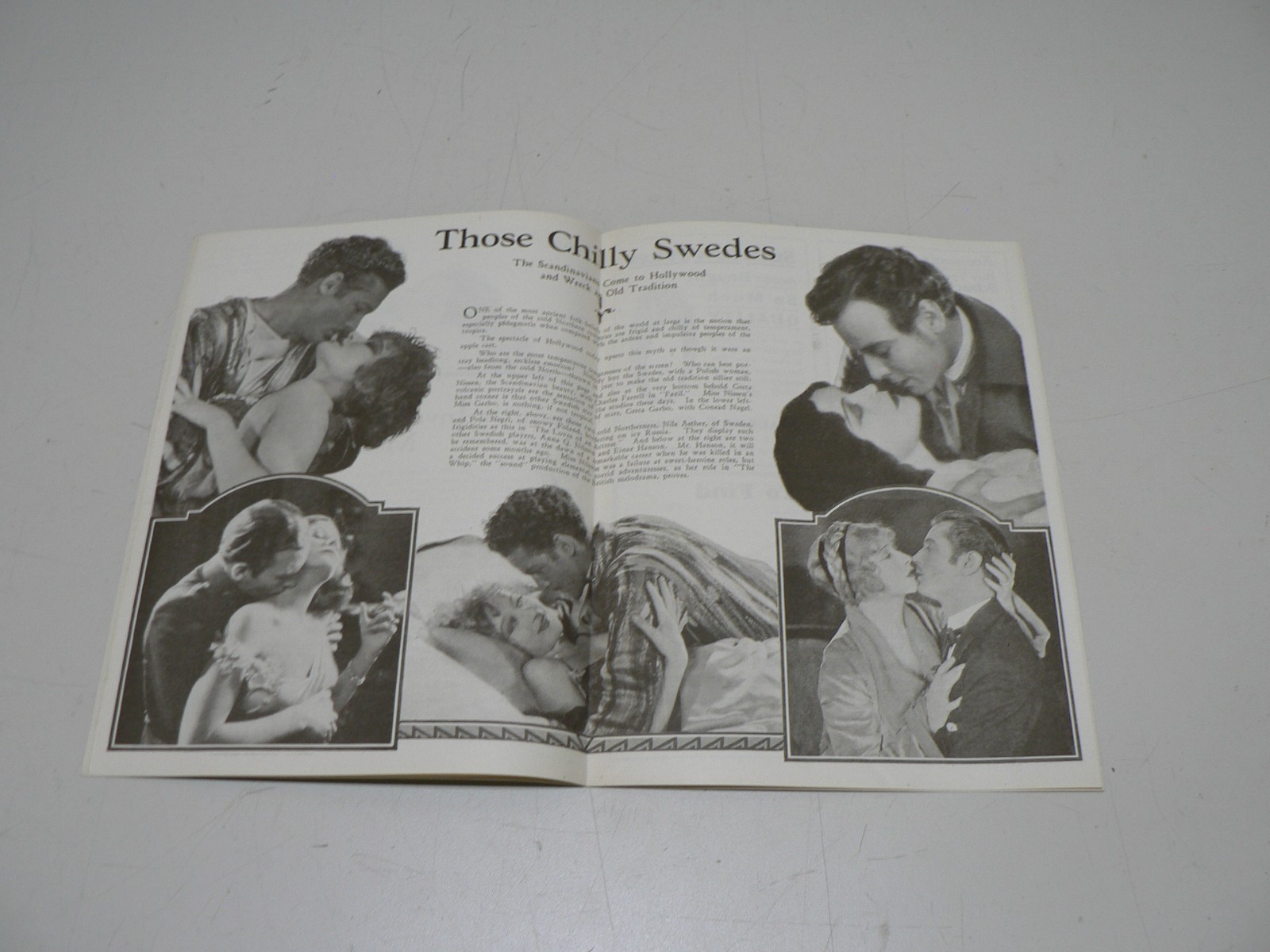 Vintage 1920’s Balaban & Katz Magazine Clara Bow Front Cover