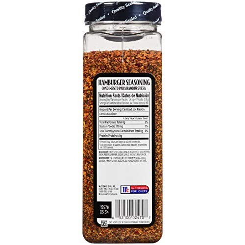 McCormick Grill Mates Hamburger Seasoning, 24 oz – One 24 Ounce Container of Ham