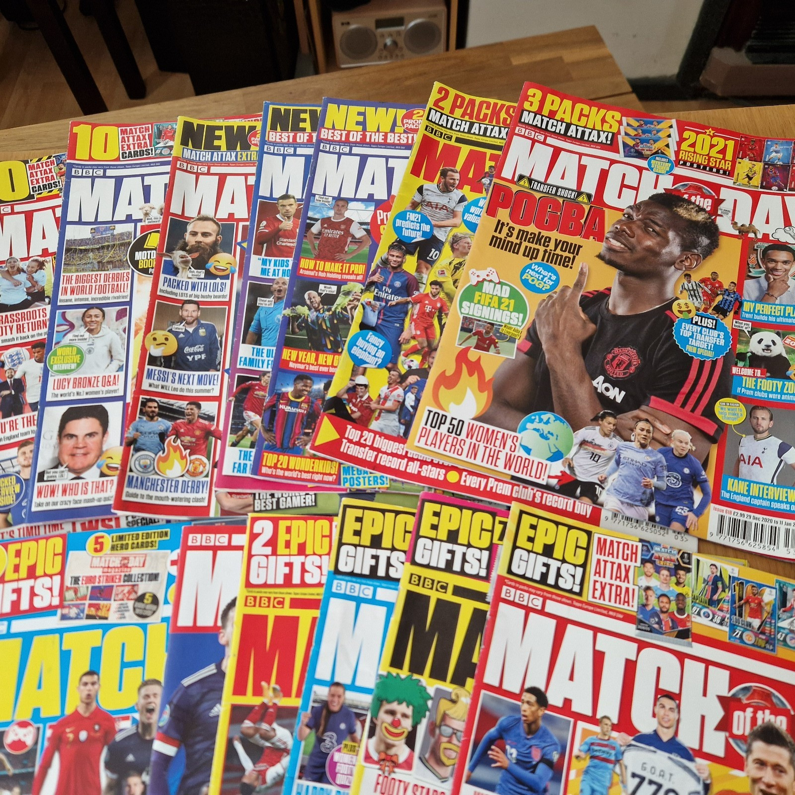 Match of the Day Magazines 2019, 2020 & 2021 – MULTI BUY