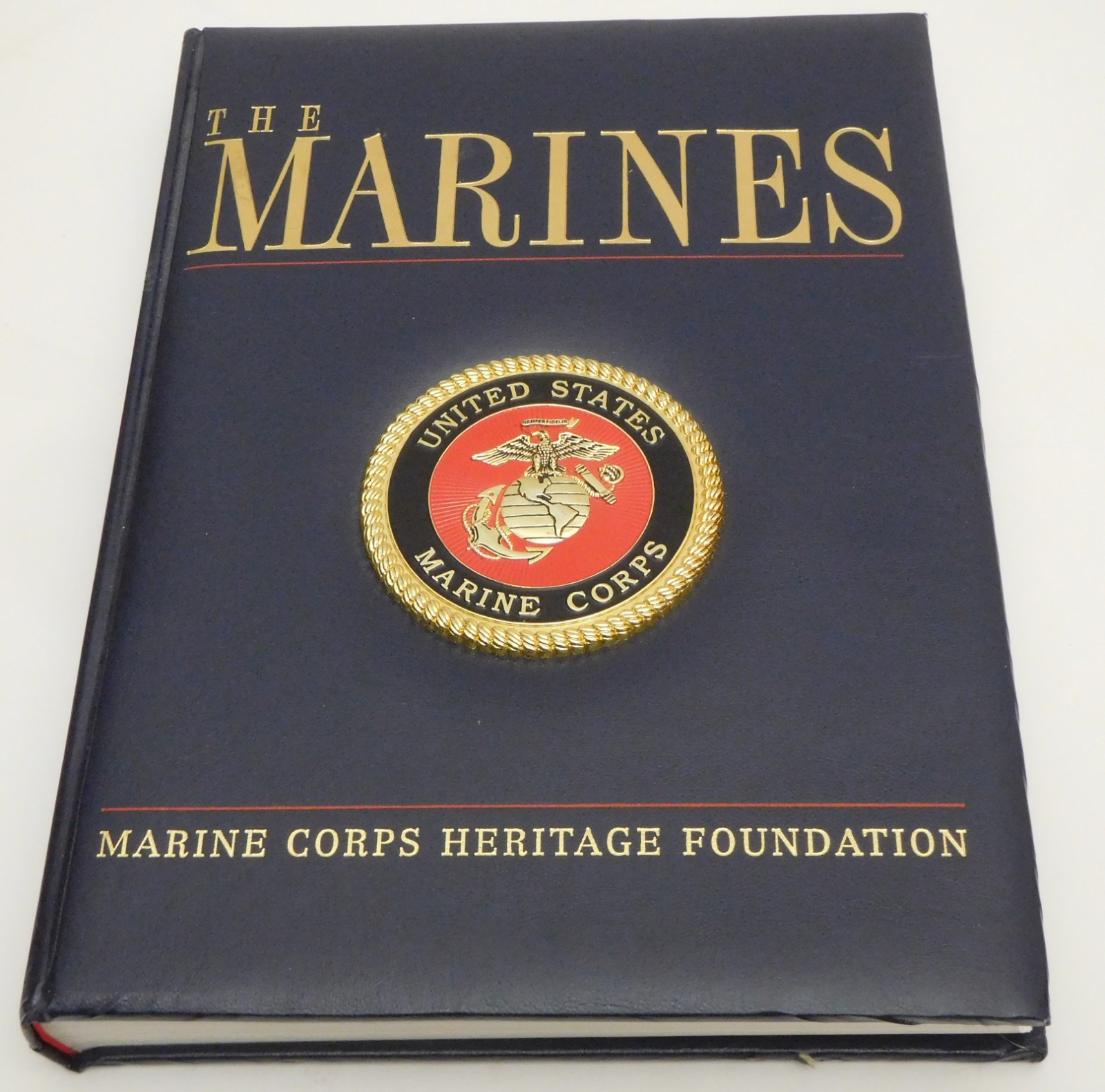 The Marines Hardcover Coffee Table Book USMC History 359 Pages Oversized